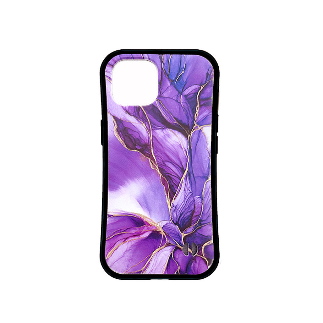 【こあずき。× 三重県明和町】iPhone16 ケース（擬革紙 × 花菖蒲）